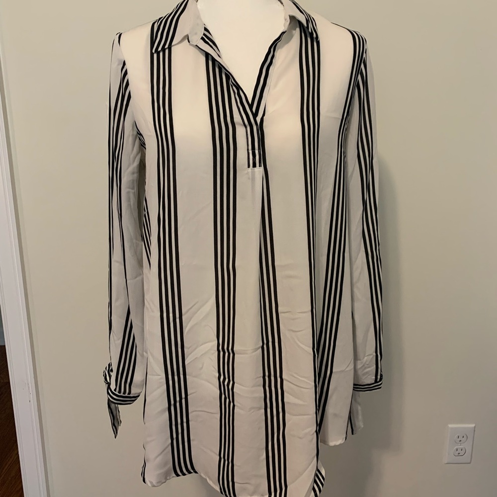 Black and White Stripe Elle Tunic